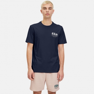 Fila LOUDI graphic tee black iris 