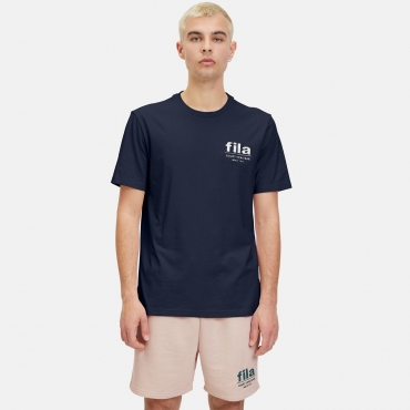 Fila LOUDI graphic tee black iris 