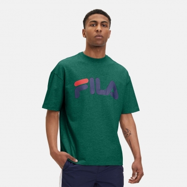 Fila LOWELL oversized logo tee aventurine 