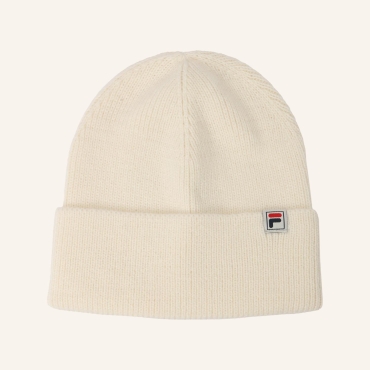 Fila MILANO mid height logo knit beanie 
