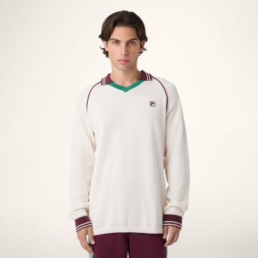 Fila MOLINAZZO regular knit polo sweater 