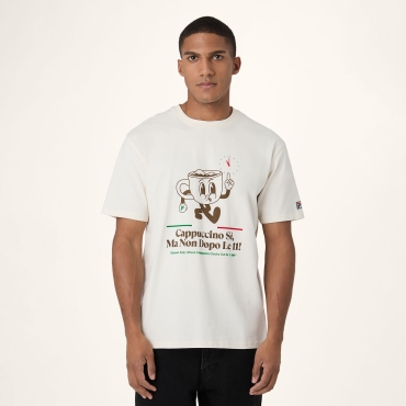 Fila NAVIGLI CAFFÃ? relaxed graphic t-shirt 