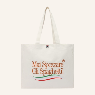 Fila NAVIGLI graphic canvas shopper 