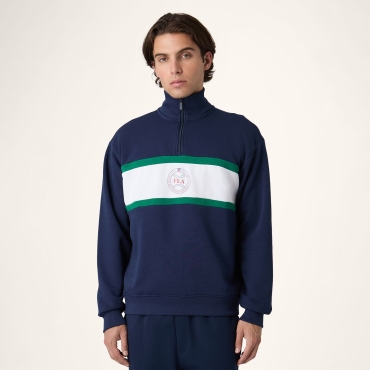 Fila PARELLA loose half-zip sweatshirt 