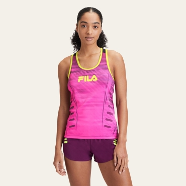 Fila RANICA running tank pink glo-black 