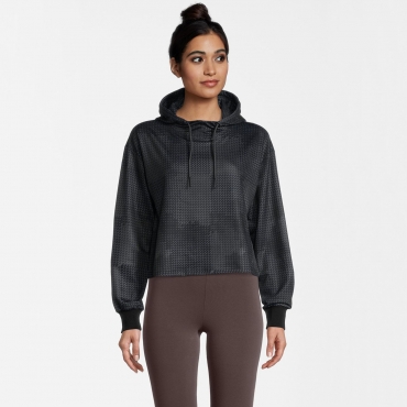 Fila Rives AOP Cropped Hoody black-pills-camo 