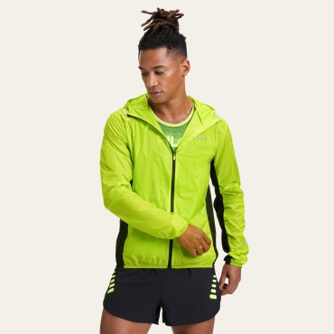 Fila ROMENTINO packable running jacket acid lime-black 