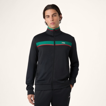 Fila SAGANO REGULAR TAPED TRACK JACKET black 