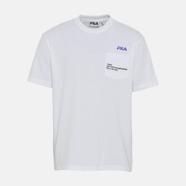 Fila Short sleeves t-shirt with chest pocket white 