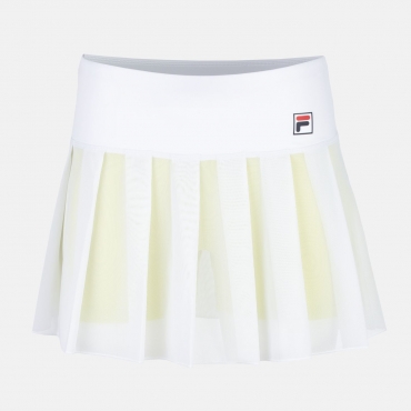 Fila Skort Jeanne white-yellow 