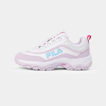 Fila STRADA LOGO wmn White-Harbor GrayWhite-Orchid Hush 