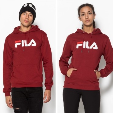 Fila Classic Pure Hoody Kangaroo merlot-red 