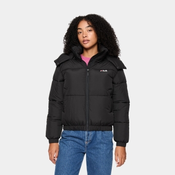 Fila BUCHEN Cropped Puffer Jacket black - black | FILA Official