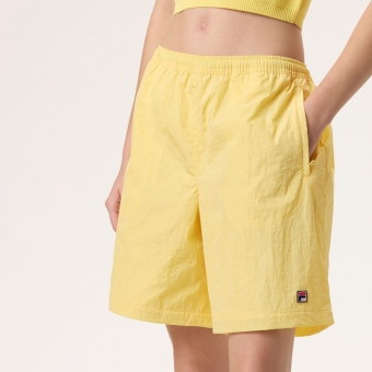 Fila HAILEY CRINKLE SHORTS POPCORN - yellow | FILA Official