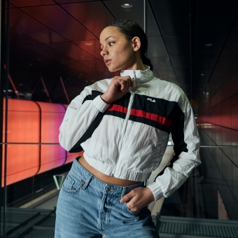 Fila LUBU CROPPED TRACK JACKET white white FILA Official