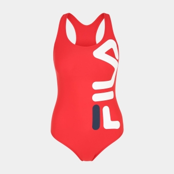 Fila SUZUKA racer back swimsuit - red | FILA Official
