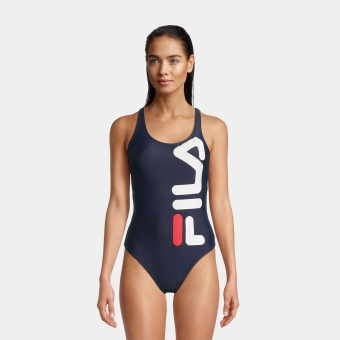 Fila SUZUKA racer back swimsuit - blue | FILA Official Fila SUZUKA racer back swimsuit - blue | FILA Official