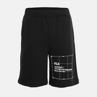 Fila Sweatshorts with size pockets and transfer deta. FILA Official