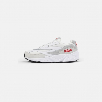 Fila white green and navy venom trainers top