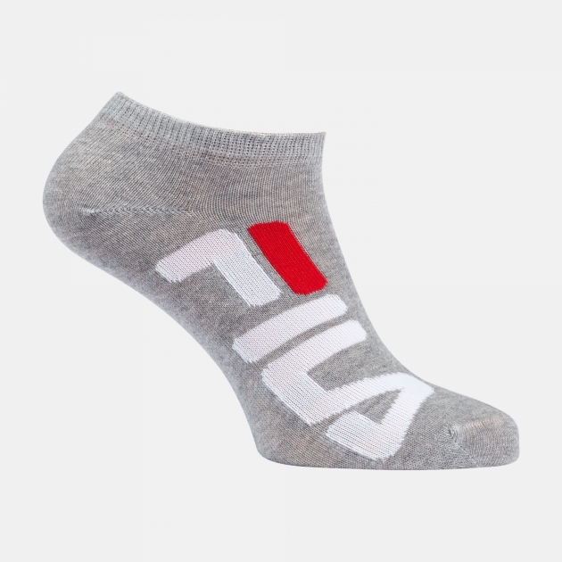 Fila 2er Pack Unisex Invisible Socks grey 