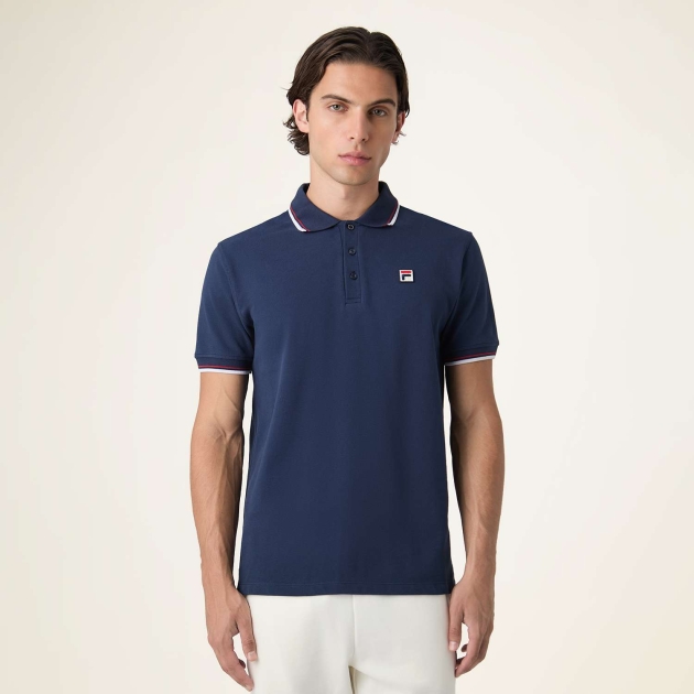 Fila BIELLA regular tipped polo shirt 