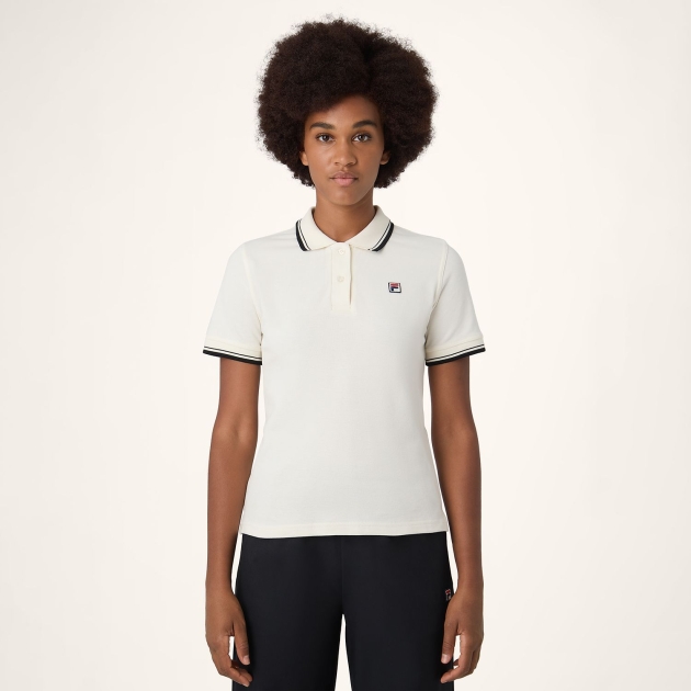Fila BIELLA slim tipped polo shirt 