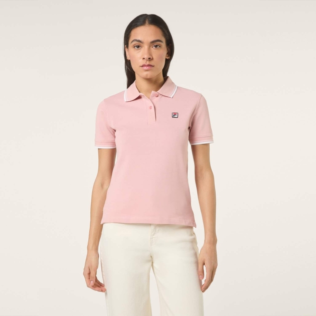 Fila BIELLA slim tipped polo shirt 