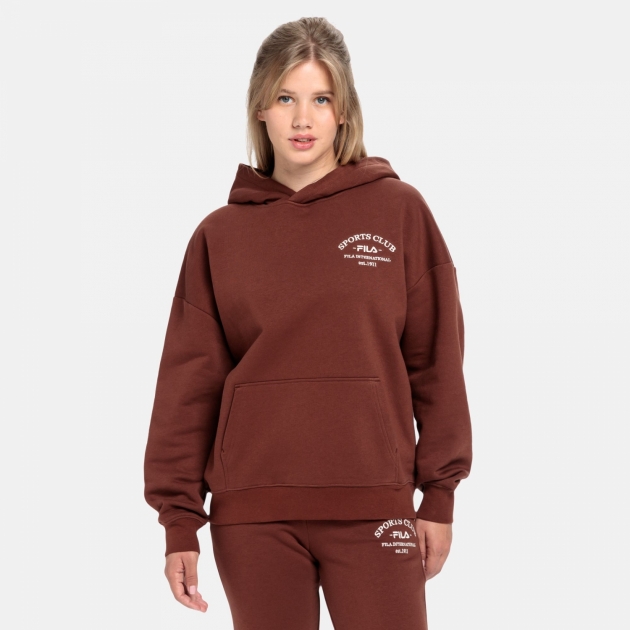 Fila Bitz Loose Fit Hoody chocolate-fondant 