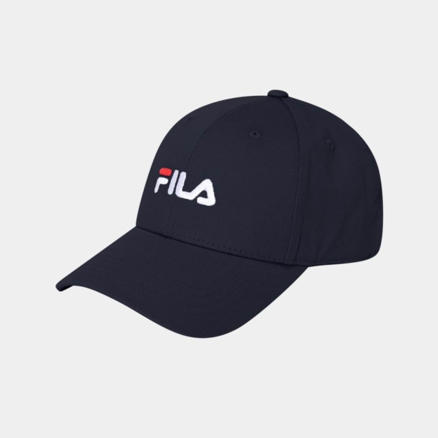 Fila BRASOV 6 panel cap with linear logo - strap back black iris 