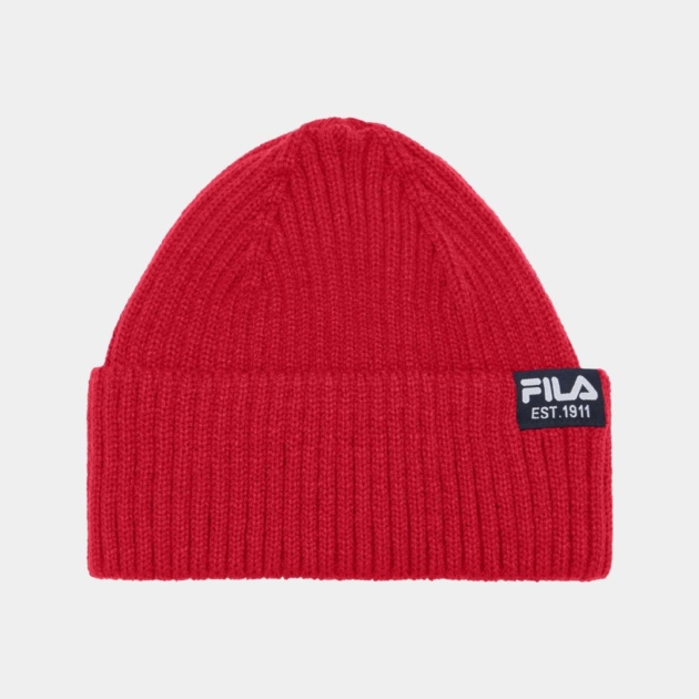 Fila Butte Fisherman Beanie With Flag Logo red 