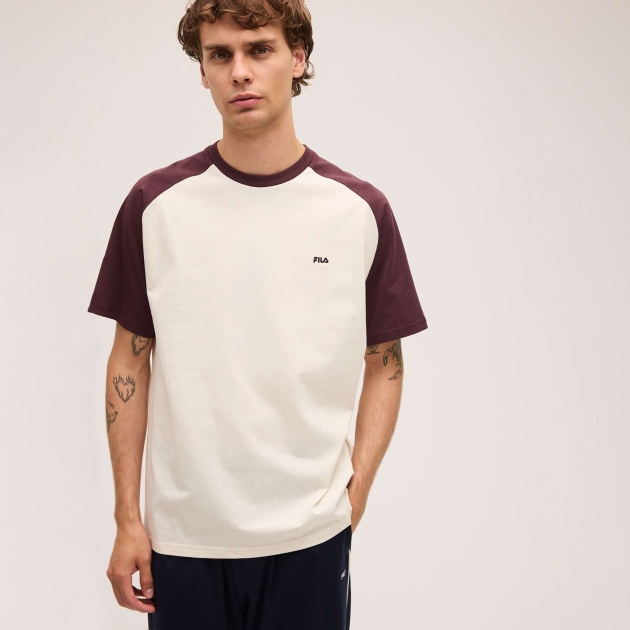 Fila CALDARO relaxed blocked baseball t-shirt 
