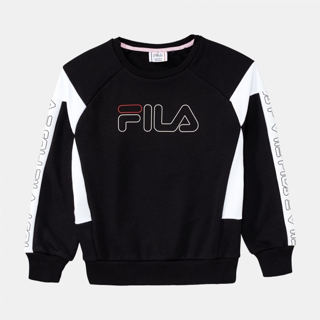 Fila Carina Crew Sweat black-white 