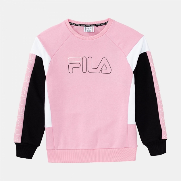 Fila Carina Crew Sweat lilac-black-white 