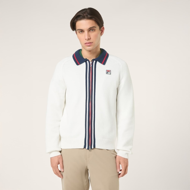 Fila CARRAIA regular zip through knit cardigan 