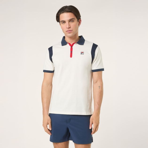 Fila CASOLI regular blocked polo shirt 