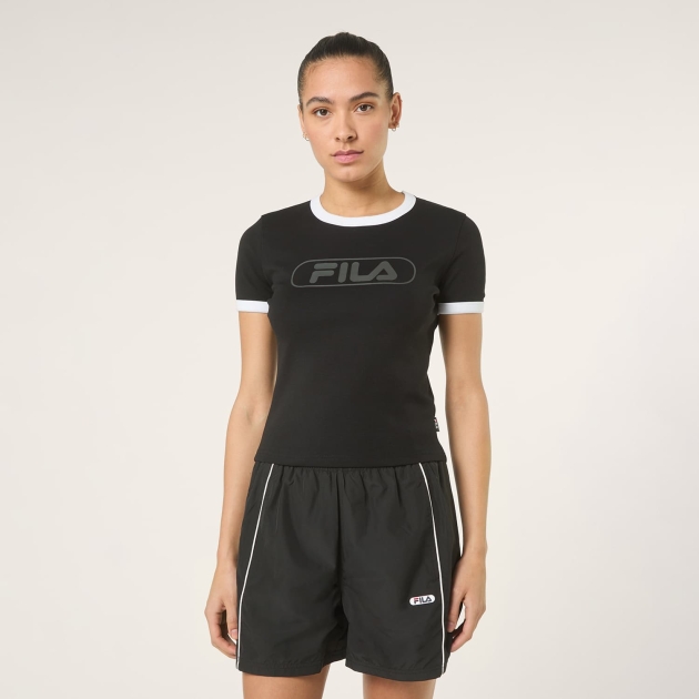 Fila CERCINA slim logo ringer baby tee 