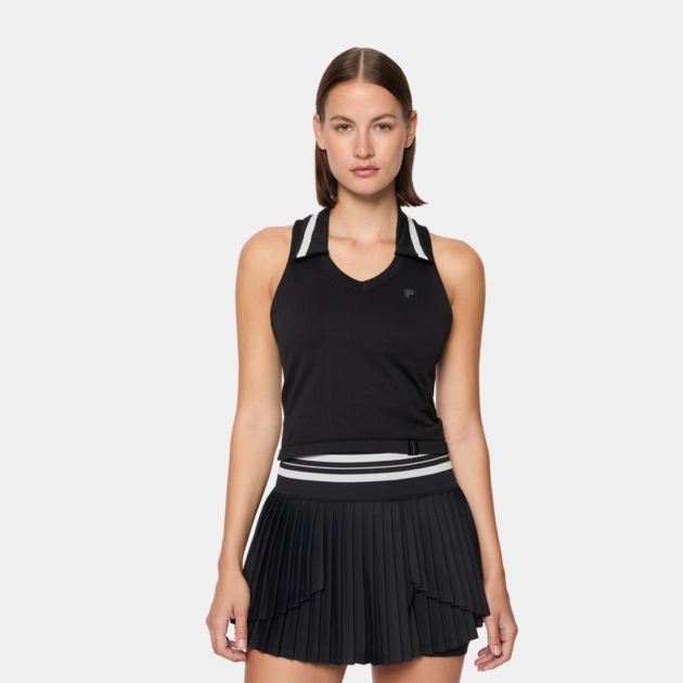 Fila CHALLENGER SEAMLESS POLO TANK Black 