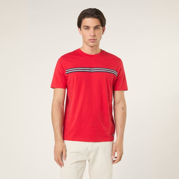 Fila DIECIMO regular heritage tape t-shirt 