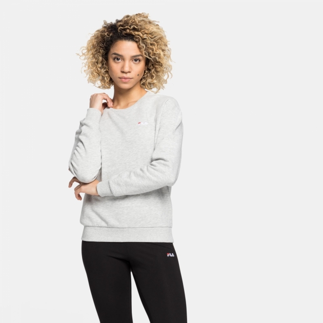 Fila Effie Crew Sweat lightgrey-melange 