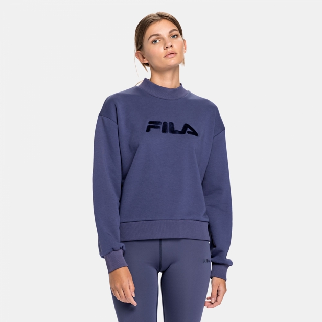 Fila Fauna Wide Cropped Crew Sweat 