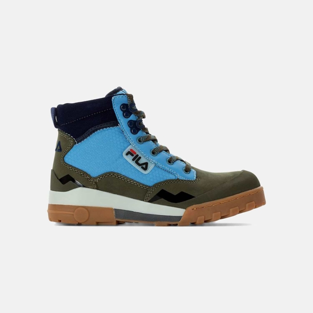 Fila Grunge II O Mid Wmn loden-green-adriatic-blue 