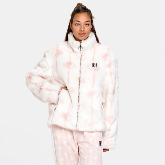 Fila Haruto AOP Fake Fur Jacket 