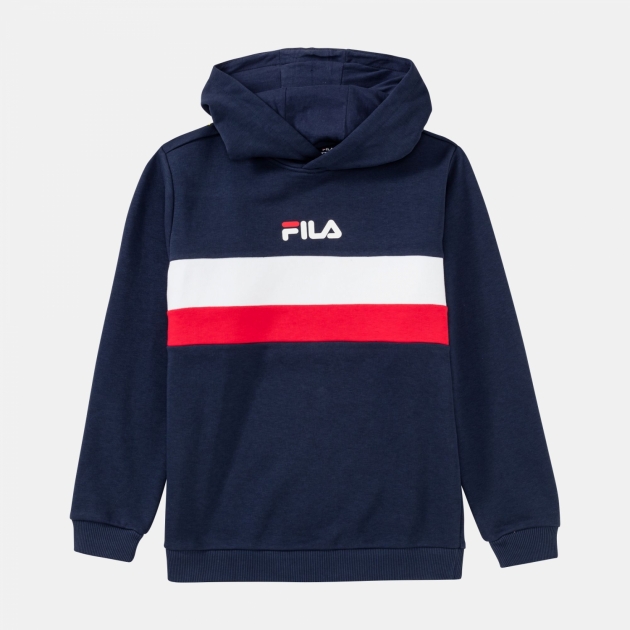 Fila Kids Ellanah Hoody black-iris-white-red 