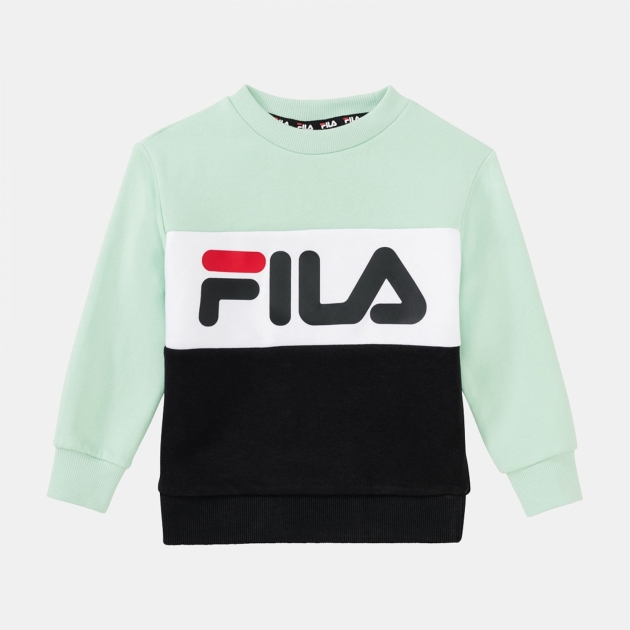 Fila Kids Night Blocked Crew mist-green 