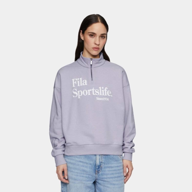 Fila LACHY oversized half zip sweater 