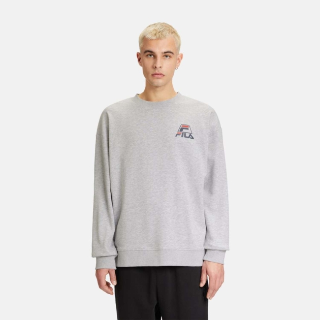 Fila LAHTI crew sweat light grey melange 