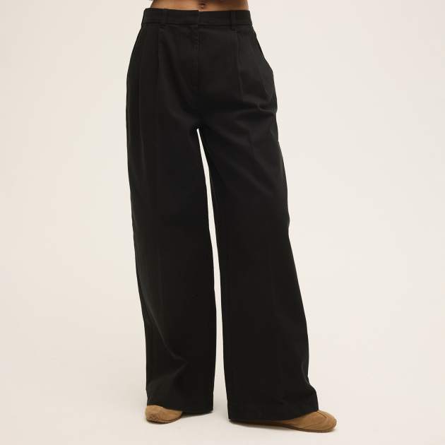 Fila LAMON wide pleated woven trousers 