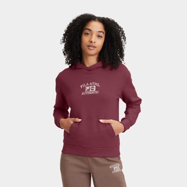 Fila LINNA graphic hoody Winetasting 