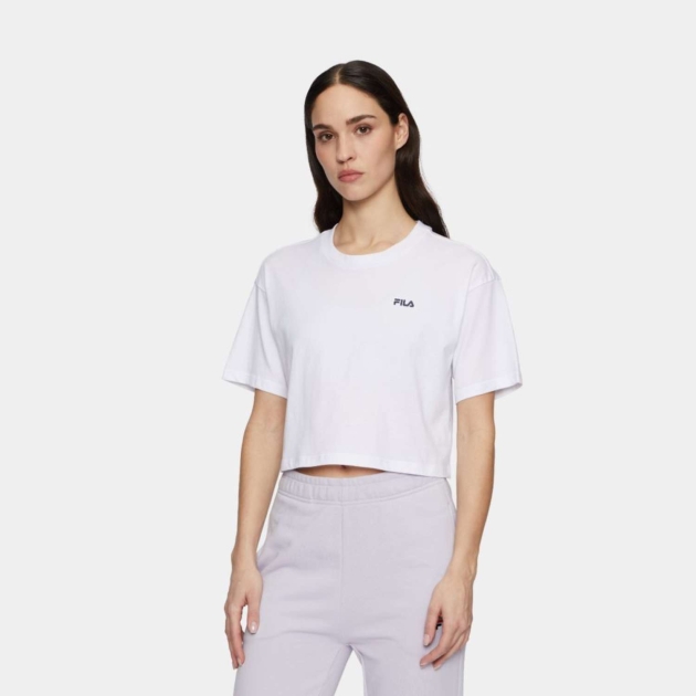 Fila LOCRI loose cropped tee 