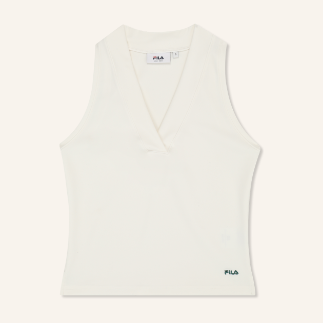 Fila LUNATA graphic sleeveless v-neck top 
